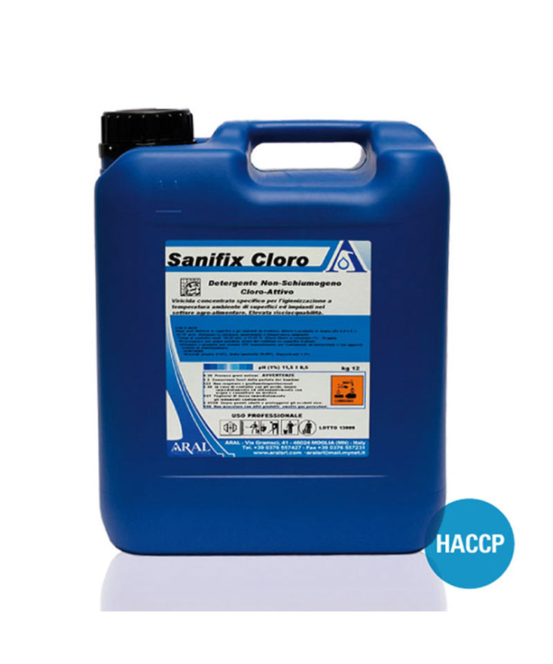 SANIFIX CLORO / Дезинфицирующее непенящееся средство с активным хлором