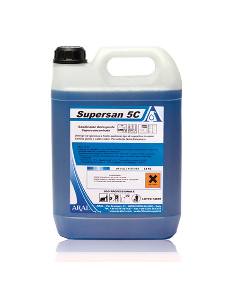 SAPERSAN 5C / Дезинфицирующий моющий суперконцентрат (5С)