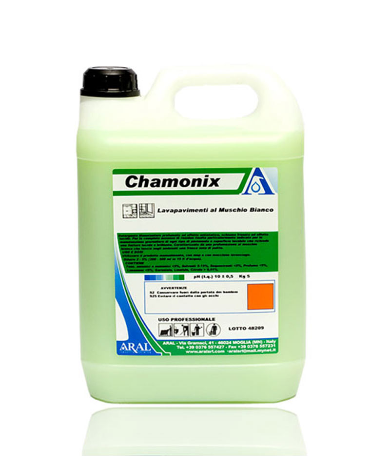 CHAMONIX | Дезодорирующее концентрированное средство для мытья пола с ароматом белого мускуса